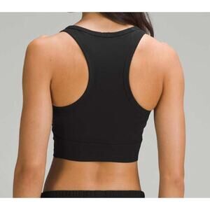 361 - Lululemon LAB Stretch Cupro Cropped Tank Top Black in Sz 10 *RARE